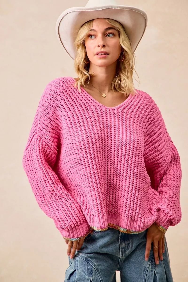 三連休限定値下げ☆Bibiy B.PUFF KNIT Pink 半袖 ニット B PUFF KNIT 新品 Bibiy ビビー 半袖ニット ピンク ニット